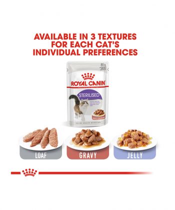 ANIMAL HOUSE HOSPITAL - PRODUCTS CATS ROYAL CANIN STERILISED IN GRAVY 12X85G GALLERY
