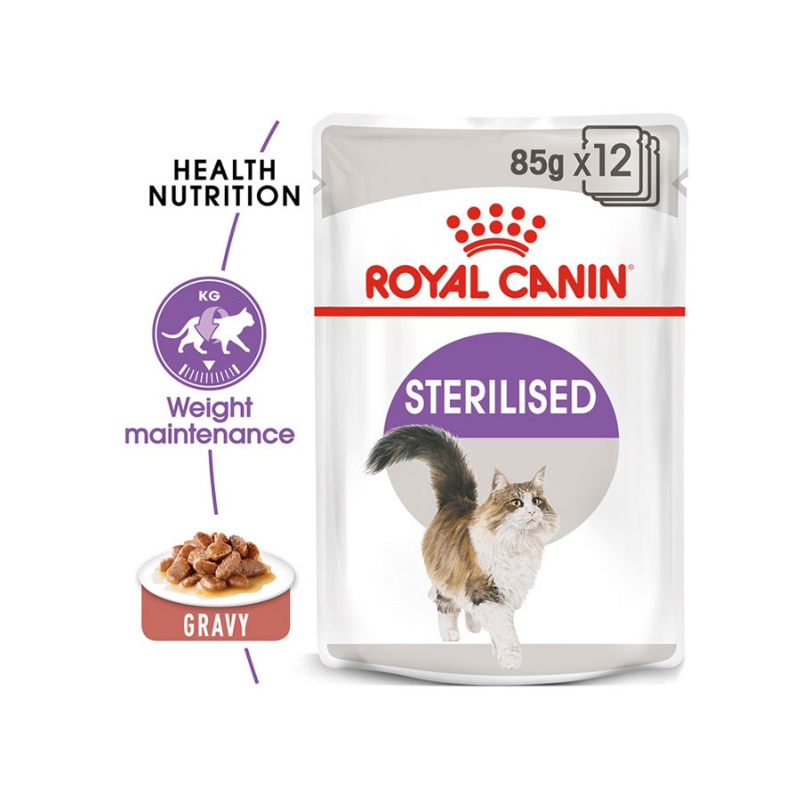 ANIMAL HOUSE HOSPITAL - PRODUCTS CATS ROYAL CANIN STERILISED IN GRAVY 12X85G GALLERY