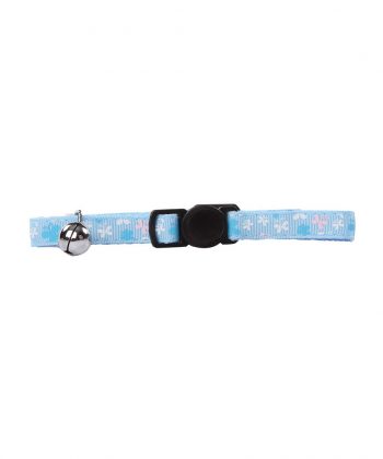 ANIMAL HOUSE HOSPITAL - PRODUCTS PAWISE CAT COLLAR BLUE BUTTERFLY
