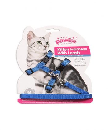 ANIMAL HOUSE HOSPITAL - PRODUCTS PAWISE CAT HARNESS WITH LEASH BR GALLERY 2