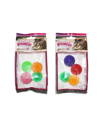 ANIMAL HOUSE HOSPITAL - PRODUCTS PAWISE CAT TOY GLITTER BALL