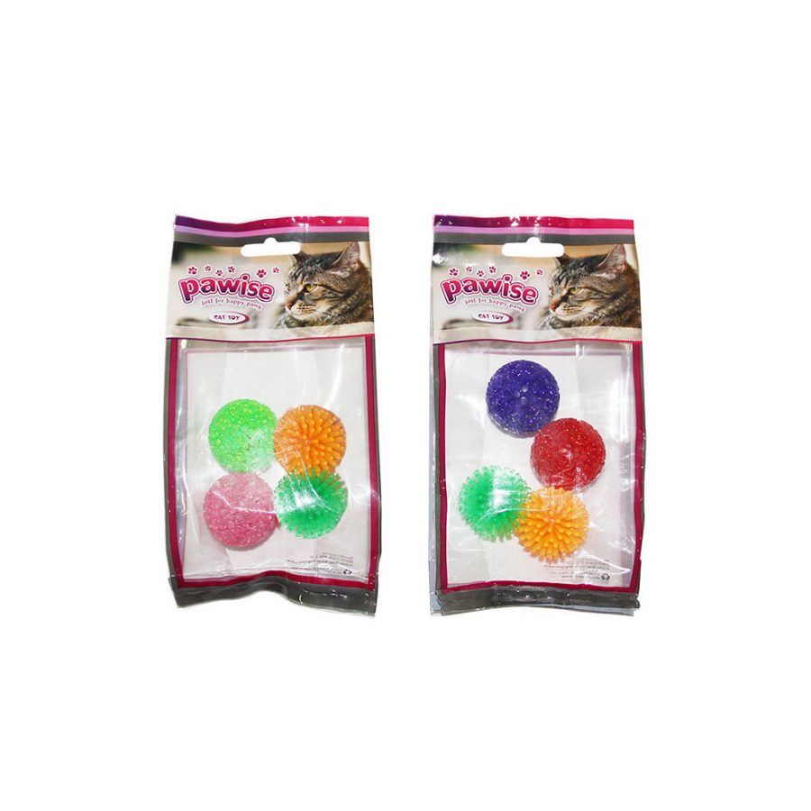 ANIMAL HOUSE HOSPITAL - PRODUCTS PAWISE CAT TOY GLITTER BALL
