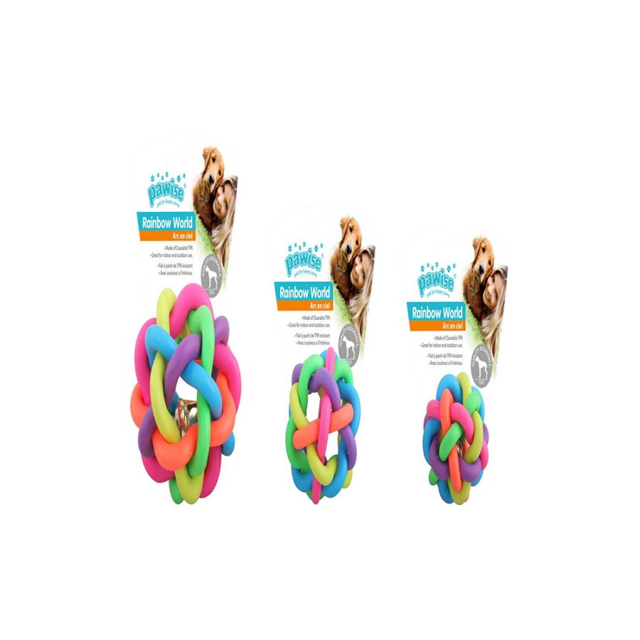 ANIMAL HOUSE HOSPITAL - PRODUCTS PAWISE RAINBOW WORLD BALL S M L