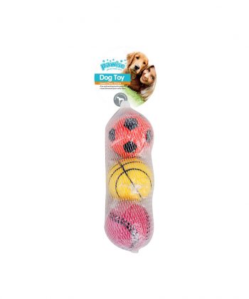 ANIMAL HOUSE HOSPITAL - PRODUCTS PAWISE SPONGE BALL PACK OF 3