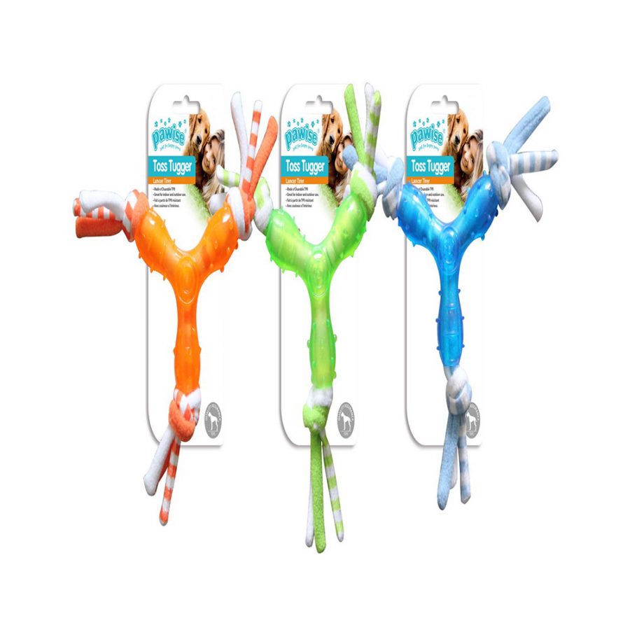 ANIMAL HOUSE HOSPITAL - PRODUCTS PAWISE TOSS TUGGER TRIANGLE